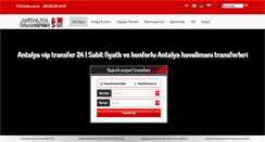 Desktop Screenshot of antalyaviptransfer24.com