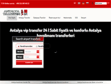 Tablet Screenshot of antalyaviptransfer24.com